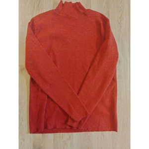 Laura Scott Women's Red Turtle‎ Neck Sweater Size XL